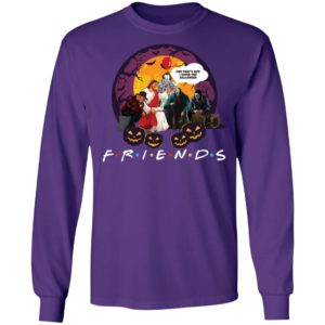 Halloween Friends TV Show Horror Movie Characters And Jesus And That’s How I Saved Shirt
