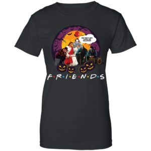 Halloween Friends TV Show Horror Movie Characters And Jesus And That’s How I Saved Shirt