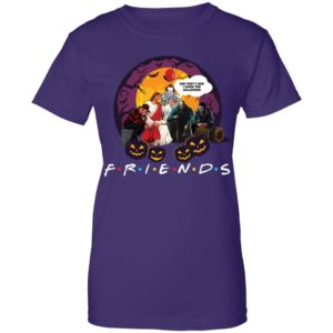 Halloween Friends TV Show Horror Movie Characters And Jesus And That’s How I Saved Shirt