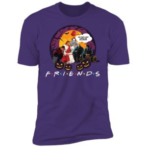 Halloween Friends TV Show Horror Movie Characters And Jesus And That’s How I Saved Shirt