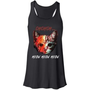 Ch Ch Ch Moew Moew Moew Jason Halloween Friday Cat Shirt