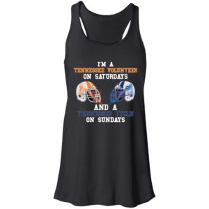 I'm A Tennessee Volunteerr on Saturdays and A Tennessee Titan On Sundays Shirt
