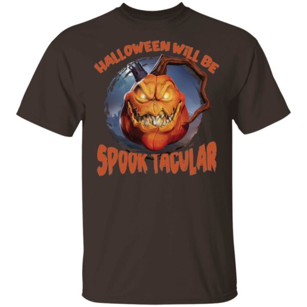 Halloween Will Be Spooktacular Pumpkin Shirt
