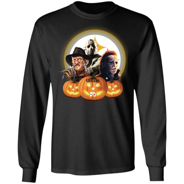 Halloween Pittsburgh Steelers Jason Leatherface Freddy Shirt