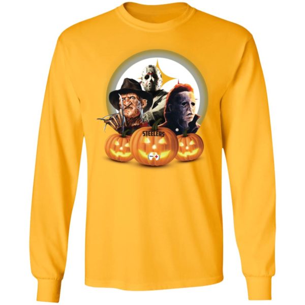 Halloween Pittsburgh Steelers Jason Leatherface Freddy Shirt