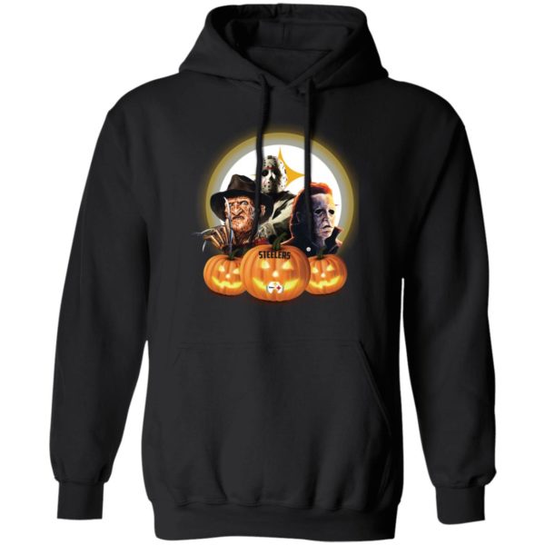 Halloween Pittsburgh Steelers Jason Leatherface Freddy Shirt