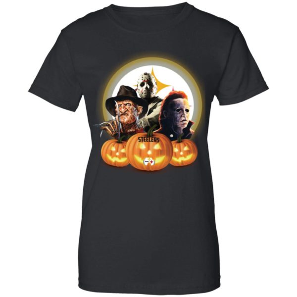 Halloween Pittsburgh Steelers Jason Leatherface Freddy Shirt