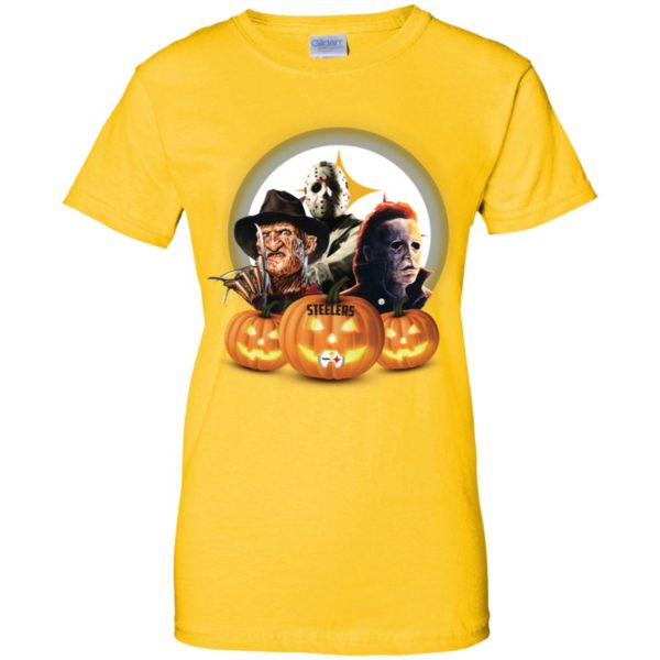 Halloween Pittsburgh Steelers Jason Leatherface Freddy Shirt