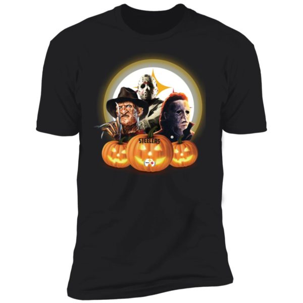 Halloween Pittsburgh Steelers Jason Leatherface Freddy Shirt