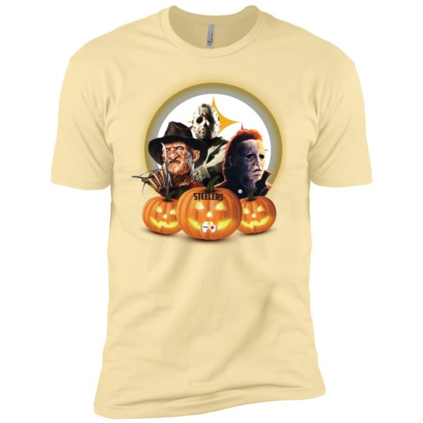 Halloween Pittsburgh Steelers Jason Leatherface Freddy Shirt