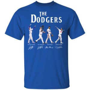 The Dodgers Abbey Road Signatures Los Angeles Dodgers Shirt image The Dodgers Abbey Road Signatures Los Angeles Dodgers Shirt