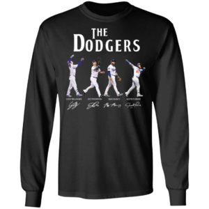 The Dodgers Abbey Road Signatures Los Angeles Dodgers Shirt image The Dodgers Abbey Road Signatures Los Angeles Dodgers Shirt