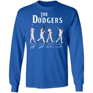 The Dodgers Abbey Road Signatures Los Angeles Dodgers Shirt image The Dodgers Abbey Road Signatures Los Angeles Dodgers Shirt
