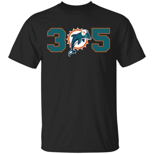 305 Miami Dolphins Tee Shirt - ShirtsOwl Office