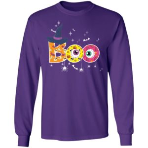 Boo Halloween Costume Spiders, Ghosts, Pumkin & Witch Hat Shirt