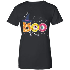 Boo Halloween Costume Spiders, Ghosts, Pumkin & Witch Hat Shirt
