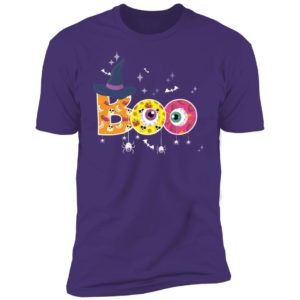 Boo Halloween Costume Spiders, Ghosts, Pumkin & Witch Hat Shirt