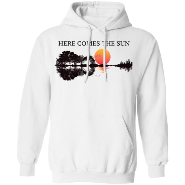 Here Comes The Sun Guitar Shadow Sunset Shirt