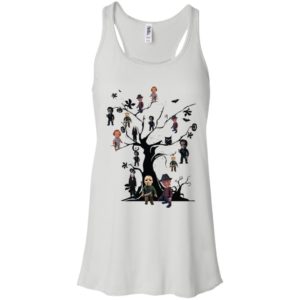 Horror Character Movie On The Tree Halloween Shirt