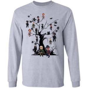 Horror Character Movie On The Tree Halloween Shirt