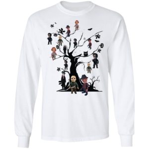Horror Character Movie On The Tree Halloween Shirt