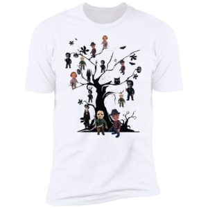 Horror Character Movie On The Tree Halloween Shirt