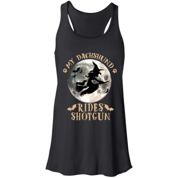 My Dachshund Rides Shotgun Halloween Shirt