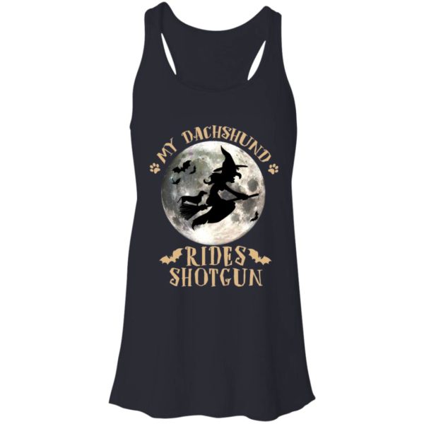 My Dachshund Rides Shotgun Halloween Shirt