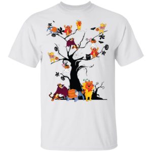Winnie The Pooh Friends Halloween Tree Shirt