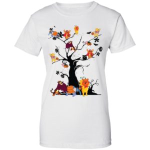 Winnie The Pooh Friends Halloween Tree Shirt