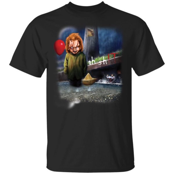 Chucky Georgie Denbrough Oh Shit IT Shirt