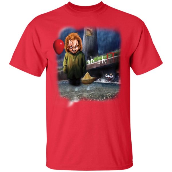 Chucky Georgie Denbrough Oh Shit IT Shirt