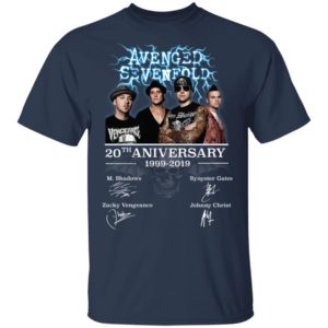 Avenged Sevenfold 20th Anniversary 1999 2019 Signature Shirt