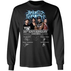 Avenged Sevenfold 20th Anniversary 1999 2019 Signature Shirt
