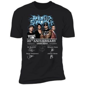 Avenged Sevenfold 20th Anniversary 1999 2019 Signature Shirt