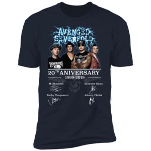 Avenged Sevenfold 20th Anniversary 1999 2019 Signature Shirt