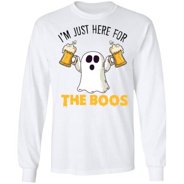 I’m Just Here For The Boos Drink Beer Halloween Shirt