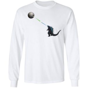 Godzilla And Death Star Fight Shirt image Godzilla And Death Star Fight Shirt