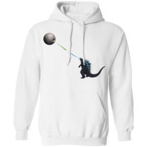 Godzilla And Death Star Fight Shirt image Godzilla And Death Star Fight Shirt