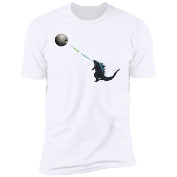 Godzilla And Death Star Fight Shirt