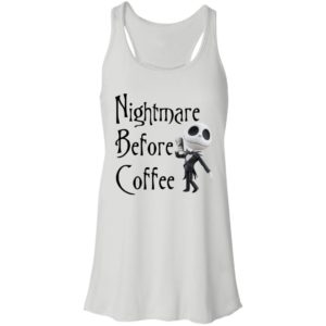 Nightmare Before Coffee Skellington Starbucks Shirt