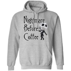 Nightmare Before Coffee Skellington Starbucks Shirt