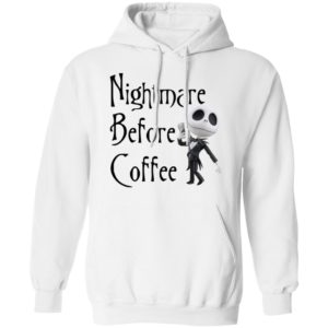 Nightmare Before Coffee Skellington Starbucks Shirt