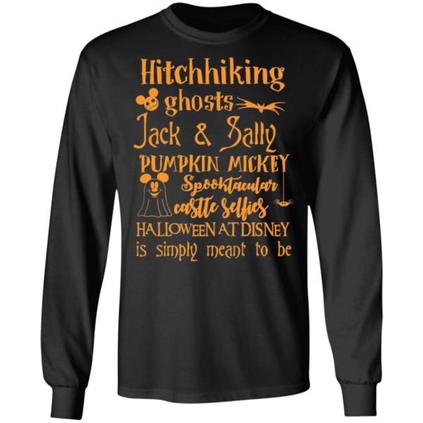 Hitchhiking Ghosts Jack & Sally Pumpkin Mickey Halloween Shirt