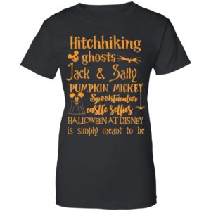 Hitchhiking Ghosts Jack & Sally Pumpkin Mickey Halloween Shirt