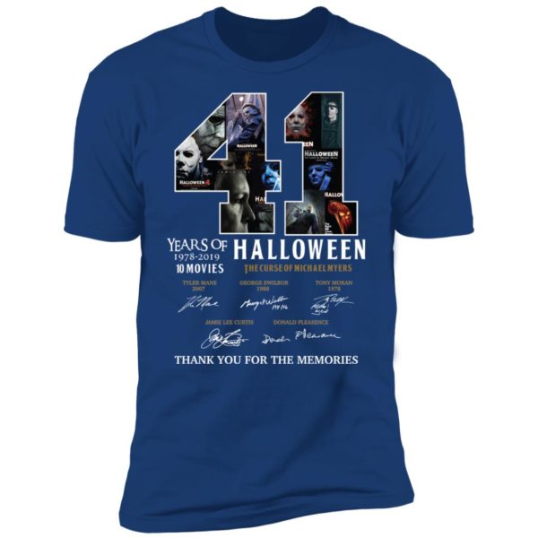 41 Years Of Halloween The Curse Of Michael Myers Thank You For The Memories Shirt