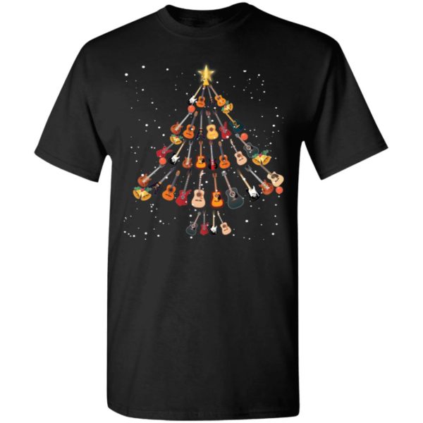 Guitar Christmas Tree Shirt