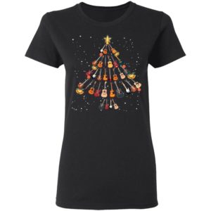 Guitar Christmas Tree Shirt image Guitar Christmas Tree Shirt