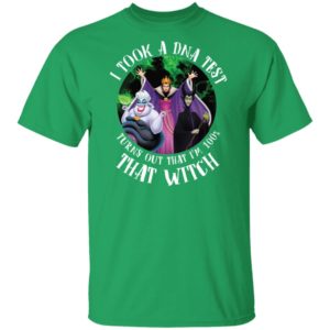 I Took DNA Test I'm 100% Witch Villain Queens Halloween Shirt