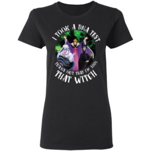 I Took DNA Test I'm 100% Witch Villain Queens Halloween Shirt